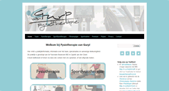 Desktop Screenshot of fysiovangurp.nl